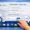 Включение функции автоматического скрытия панели задач в Windows 11.